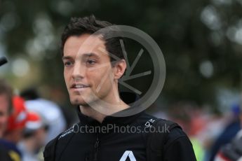 World © Octane Photographic Ltd. Renault Sport F1 Team – Jolyon Palmer. Saturday 19th March 2016, F1 Australian GP - Melbourne Walk, Melbourne, Albert Park, Australia. Digital Ref : 1528LB1D4085