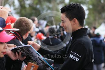 World © Octane Photographic Ltd. Manor Racing MRT05 - Pascal Wehrlein. Saturday 19th March 2016, F1 Australian GP - Melbourne Walk, Melbourne, Albert Park, Australia. Digital Ref : 1528LB1D4206