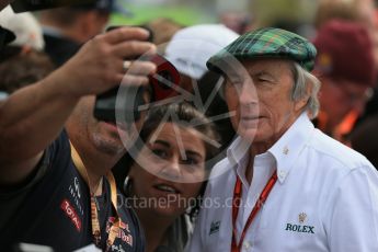 World © Octane Photographic Ltd. Sir Jackie Stewart. Saturday 19th March 2016, F1 Australian GP - Melbourne Walk, Melbourne, Albert Park, Australia. Digital Ref : 1528LB1D4211
