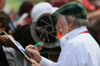 World © Octane Photographic Ltd. Sir Jackie Stewart. Saturday 19th March 2016, F1 Australian GP - Melbourne Walk, Melbourne, Albert Park, Australia. Digital Ref : 1528LB1D4216