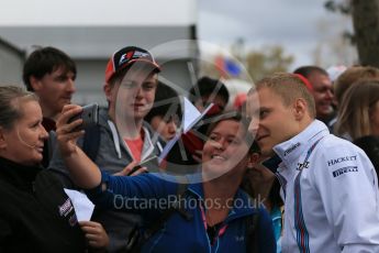 World © Octane Photographic Ltd. Williams Martini Racing, Williams Mercedes FW38 – Valtteri Bottas. Saturday 19th March 2016, F1 Australian GP - Melbourne Walk, Melbourne, Albert Park, Australia. Digital Ref : 1528LB1D4239