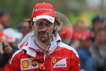 World © Octane Photographic Ltd. Jean-Bric Vergne. Saturday 19th March 2016, F1 Australian GP - Melbourne Walk, Melbourne, Albert Park, Australia. Digital Ref : 1528LB1D4309