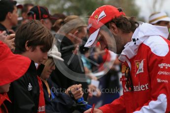 World © Octane Photographic Ltd. Jean-Bric Vergne. Saturday 19th March 2016, F1 Australian GP - Melbourne Walk, Melbourne, Albert Park, Australia. Digital Ref : 1528LB1D4316