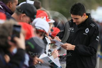 World © Octane Photographic Ltd. Renault Sport F1 Team RS16 Reserve Driver – Esteban Ocon. Saturday 19th March 2016, F1 Australian GP - Melbourne Walk, Melbourne, Albert Park, Australia. Digital Ref : 1528LB1D4329