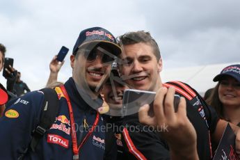 World © Octane Photographic Ltd. Red Bull Racing RB12 – Daniel Ricciardo. Saturday 19th March 2016, F1 Australian GP - Melbourne Walk, Melbourne, Albert Park, Australia. Digital Ref : 1528LB5D1543