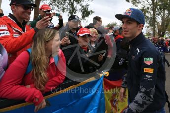 World © Octane Photographic Ltd. Red Bull Racing RB12 Reserve Driver – Pierre Gasly. Saturday 19th March 2016, F1 Australian GP - Melbourne Walk, Melbourne, Albert Park, Australia. Digital Ref : 1528LB5D1593