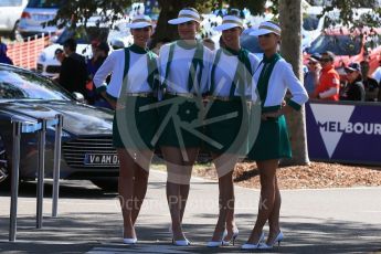 World © Octane Photographic Ltd. Rolex Girls. Sunday 20th March 2016, F1 Australian GP - Melbourne Walk, Melbourne, Albert Park, Australia. Digital Ref : 1522LB1D5790