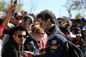 World © Octane Photographic Ltd. Red Bull Racing – Daniel Ricciardo. Sunday 20th March 2016, F1 Australian GP - Melbourne Walk, Melbourne, Albert Park, Australia. Digital Ref : 1522LB1D5813