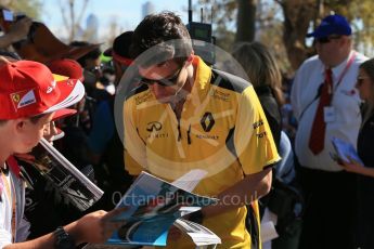 World © Octane Photographic Ltd. Renault Sport F1 Team – Jolyon Palmer. Sunday 20th March 2016, F1 Australian GP - Melbourne Walk, Melbourne, Albert Park, Australia. Digital Ref : 1522LB1D5831