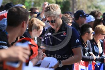 World © Octane Photographic Ltd. Fans. Sunday 20th March 2016, F1 Australian GP - Melbourne Walk, Melbourne, Albert Park, Australia. Digital Ref : 1522LB1D5848