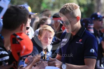 World © Octane Photographic Ltd. Sauber F1 Team – Marcus Ericsson. Sunday 20th March 2016, F1 Australian GP - Melbourne Walk, Melbourne, Albert Park, Australia. Digital Ref : 1522LB1D5852