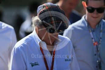 World © Octane Photographic Ltd. Sir Jackie Stewart. Sunday 20th March 2016, F1 Australian GP - Melbourne Walk, Melbourne, Albert Park, Australia. Digital Ref : 1522LB1D5933