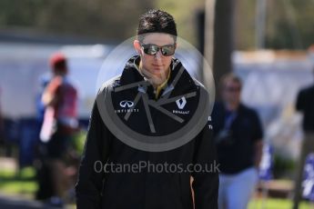 World © Octane Photographic Ltd. Renault Sport F1 Team RS16 Reserve Driver – Esteban Ocon. Sunday 20th March 2016, F1 Australian GP - Melbourne Walk, Melbourne, Albert Park, Australia. Digital Ref : 1522LB1D5992