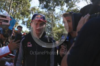 World © Octane Photographic Ltd. Scuderia Toro Rosso – Max Verstappen. Sunday 20th March 2016, F1 Australian GP - Melbourne Walk, Melbourne, Albert Park, Australia. Digital Ref : 1522LB5D1962