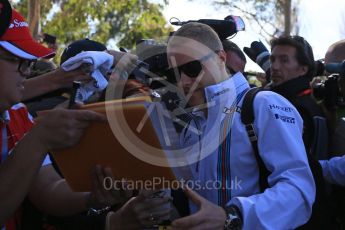 World © Octane Photographic Ltd. McLaren Honda – Jenson Button. Sunday 20th March 2016, F1 Australian GP - Melbourne Walk, Melbourne, Albert Park, Australia. Digital Ref : 1522LB5D1992
