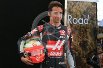 World © Octane Photographic Ltd. Haas F1 Team - Esteban Gutierrez. Thursday 17th March 2016, F1 Australian GP FIA Photo Call, Melbourne, Albert Park, Australia. Digital Ref : 1526LB1D0102