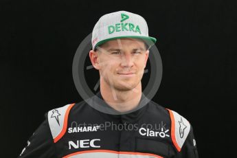 World © Octane Photographic Ltd. Sahara Force India - Nico Hulkenberg. Thursday 17th March 2016, F1 Australian GP FIA Photo Call, Melbourne, Albert Park, Australia. Digital Ref : 1526LB1D0180