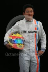 World © Octane Photographic Ltd. Manor Racing - Rio Haryanto. Thursday 17th March 2016, F1 Australian GP FIA Photo Call, Melbourne, Albert Park, Australia. Digital Ref : 1526LB1D0192