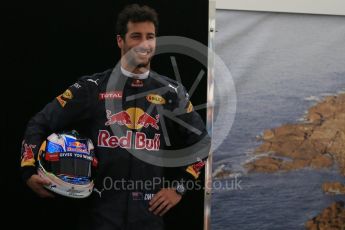 World © Octane Photographic Ltd. Red Bull Racing – Daniel Ricciardo. Thursday 17th March 2016, F1 Australian GP FIA Photo Call, Melbourne, Albert Park, Australia. Digital Ref : 1526LB1D0330