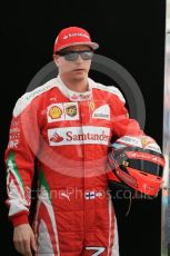 World © Octane Photographic Ltd. Scuderia Ferrari – Kimi Raikkonen. Thursday 17th March 2016, F1 Australian GP FIA Photo Call, Melbourne, Albert Park, Australia. Digital Ref : 1526LB1D0473