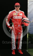 World © Octane Photographic Ltd. Scuderia Ferrari – Kimi Raikkonen. Thursday 17th March 2016, F1 Australian GP FIA Photo Call, Melbourne, Albert Park, Australia. Digital Ref : 1526LB1D0478