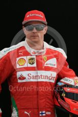 World © Octane Photographic Ltd. Scuderia Ferrari – Kimi Raikkonen. Thursday 17th March 2016, F1 Australian GP FIA Photo Call, Melbourne, Albert Park, Australia. Digital Ref : 1526LB1D0487