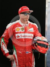 World © Octane Photographic Ltd. Scuderia Ferrari – Kimi Raikkonen. Thursday 17th March 2016, F1 Australian GP FIA Photo Call, Melbourne, Albert Park, Australia. Digital Ref : 1526LB1D0495