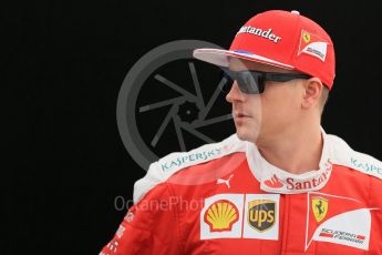 World © Octane Photographic Ltd. Scuderia Ferrari – Kimi Raikkonen. Thursday 17th March 2016, F1 Australian GP FIA Photo Call, Melbourne, Albert Park, Australia. Digital Ref : 1526LB1D0497