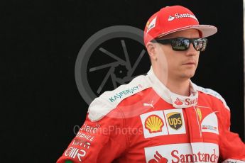 World © Octane Photographic Ltd. Scuderia Ferrari – Kimi Raikkonen. Thursday 17th March 2016, F1 Australian GP FIA Photo Call, Melbourne, Albert Park, Australia. Digital Ref : 1526LB1D0510