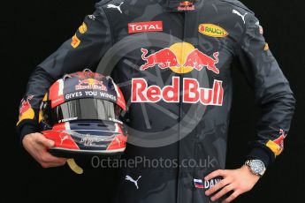 World © Octane Photographic Ltd. Red Bull Racing - Daniil Kvyat. Thursday 17th March 2016, F1 Australian GP FIA Photo Call, Melbourne, Albert Park, Australia. Digital Ref : 1526LB1D0531