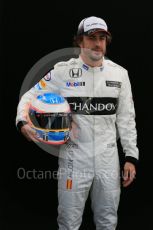 World © Octane Photographic Ltd. McLaren Honda – Fernando Alonso. Thursday 17th March 2016, F1 Australian GP FIA Photo Call, Melbourne, Albert Park, Australia. Digital Ref : 1526LB1D0555