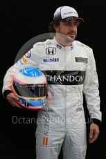 World © Octane Photographic Ltd. McLaren Honda – Fernando Alonso. Thursday 17th March 2016, F1 Australian GP FIA Photo Call, Melbourne, Albert Park, Australia. Digital Ref : 1526LB1D0564