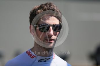 World © Octane Photographic Ltd. Haas F1 Team – Romain Grosjean. Thursday 17th March 2016, F1 Australian GP FIA Photo Call, Melbourne, Albert Park, Australia. Digital Ref : 1526LB1D0710