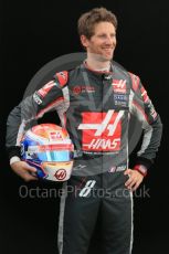 World © Octane Photographic Ltd. Haas F1 Team – Romain Grosjean. Thursday 17th March 2016, F1 Australian GP FIA Photo Call, Melbourne, Albert Park, Australia. Digital Ref : 1526LB1D0726