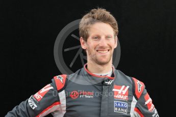 World © Octane Photographic Ltd. Haas F1 Team – Romain Grosjean. Thursday 17th March 2016, F1 Australian GP FIA Photo Call, Melbourne, Albert Park, Australia. Digital Ref : 1526LB1D0744