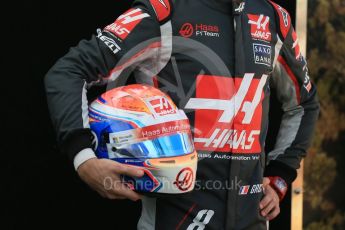 World © Octane Photographic Ltd. Haas F1 Team – Romain Grosjean. Thursday 17th March 2016, F1 Australian GP FIA Photo Call, Melbourne, Albert Park, Australia. Digital Ref : 1526LB1D0763