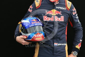 World © Octane Photographic Ltd. Scuderia Toro Rosso – Max Verstappen Thursday 17th March 2016, F1 Australian GP FIA Photo Call, Melbourne, Albert Park, Australia. Digital Ref : 1526LB1D0862