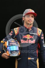 World © Octane Photographic Ltd. Scuderia Toro Rosso – Carlos Sainz. Thursday 17th March 2016, F1 Australian GP FIA Photo Call, Melbourne, Albert Park, Australia. Digital Ref : 1526LB1D0888