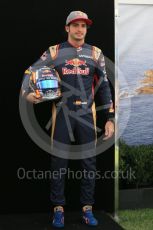 World © Octane Photographic Ltd. Scuderia Toro Rosso – Carlos Sainz. Thursday 17th March 2016, F1 Australian GP FIA Photo Call, Melbourne, Albert Park, Australia. Digital Ref : 1526LB1D0893