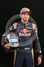 World © Octane Photographic Ltd. Scuderia Toro Rosso – Carlos Sainz. Thursday 17th March 2016, F1 Australian GP FIA Photo Call, Melbourne, Albert Park, Australia. Digital Ref : 1526LB1D0916