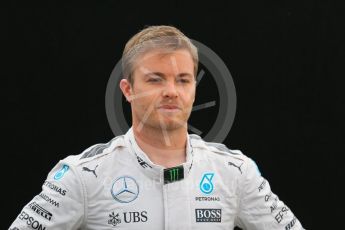 World © Octane Photographic Ltd. Mercedes AMG Petronas – Nico Rosberg. Thursday 17th March 2016, F1 Australian GP FIA Photo Call, Melbourne, Albert Park, Australia. Digital Ref : 1526LB1D9846