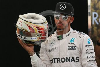 World © Octane Photographic Ltd. Mercedes AMG Petronas – Lewis Hamilton. Thursday 17th March 2016, F1 Australian GP FIA Photo Call, Melbourne, Albert Park, Australia. Digital Ref : 1526LB1D9981