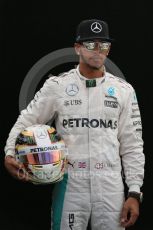 World © Octane Photographic Ltd. Mercedes AMG Petronas – Lewis Hamilton. Thursday 17th March 2016, F1 Australian GP FIA Photo Call, Melbourne, Albert Park, Australia. Digital Ref : 1526LB1D9988