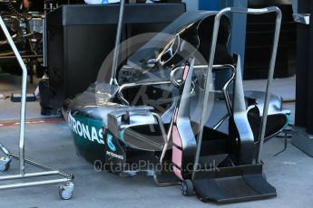 World © Octane Photographic Ltd. Mercedes AMG Petronas W07 Hybrid. Thursday 17th March 2016, F1 Australian GP - Thursday Pit Lane, Melbourne, Albert Park, Australia. Digital Ref : 1514LB1D9593