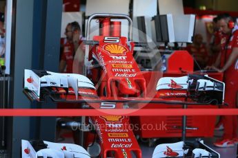 World © Octane Photographic Ltd. Scuderia Ferrari SF16-H – Sebastian Vettel. Thursday 17th March 2016, F1 Australian GP - Thursday Pit Lane, Melbourne, Albert Park, Australia. Digital Ref : 1514LB1D9606