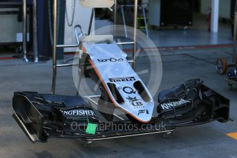 World © Octane Photographic Ltd. Sahara Force India VJM09. Thursday 17th March 2016, F1 Australian GP - Thursday Pit Lane, Melbourne, Albert Park, Australia. Digital Ref : 1514LB1D9638