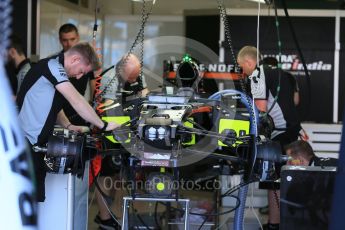 World © Octane Photographic Ltd. Sahara Force India VJM09. Thursday 17th March 2016, F1 Australian GP - Thursday Pit Lane, Melbourne, Albert Park, Australia. Digital Ref : 1514LB1D9648