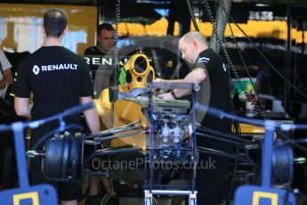 World © Octane Photographic Ltd. Renault Sport F1 Team RS16. Thursday 17th March 2016, F1 Australian GP - Thursday Pit Lane, Melbourne, Albert Park, Australia. Digital Ref : 1514LB1D9653