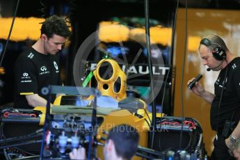 World © Octane Photographic Ltd. Renault Sport F1 Team RS16. Thursday 17th March 2016, F1 Australian GP - Thursday Pit Lane, Melbourne, Albert Park, Australia. Digital Ref : 1514LB1D9668
