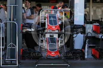 World © Octane Photographic Ltd. Haas F1 Team VF-16. Thursday 17th March 2016, F1 Australian GP - Thursday Pit Lane, Melbourne, Albert Park, Australia. Digital Ref : 1514LB1D9745